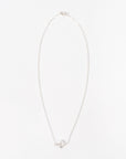 herkimer diamond necklace - stones - silver - jewelry by stellarcreature of portland maine