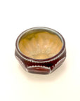 Tiny Bowl with Maroon Exterior