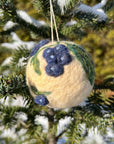 Maine Blueberry Ball Ornament