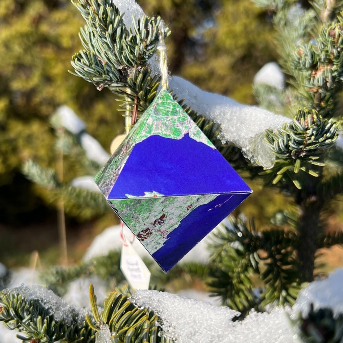 Geometric Map Ornaments