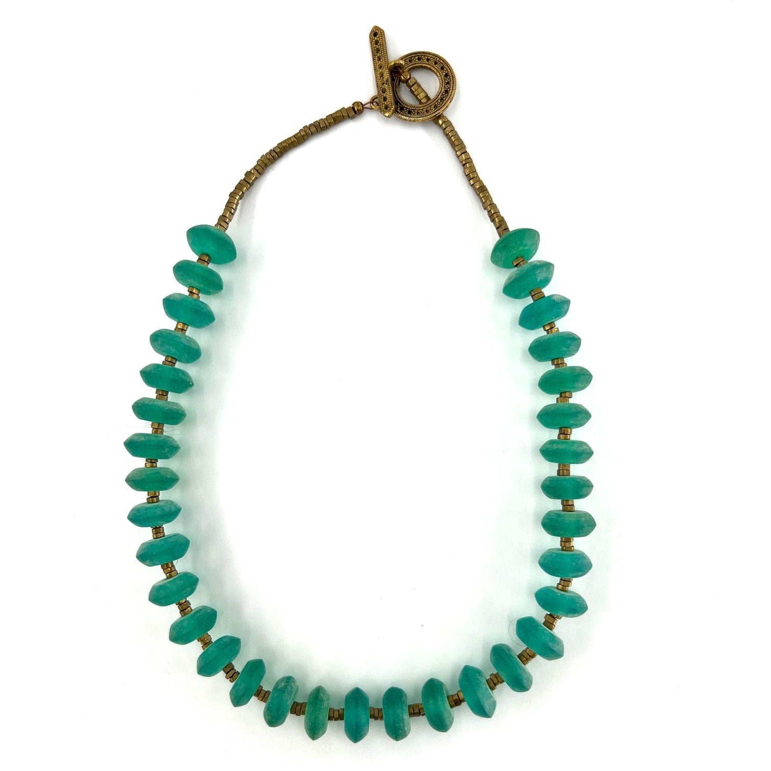 Green Beaded Necklace