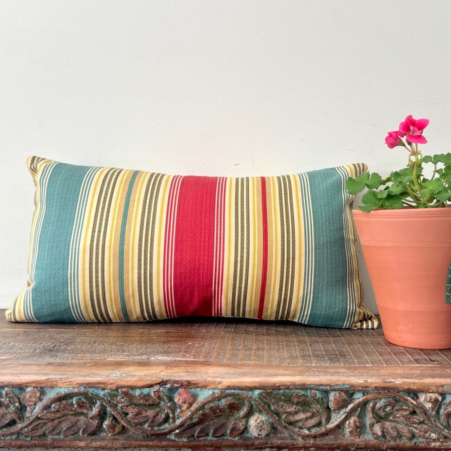 Garden Stripe Bolster Pillow