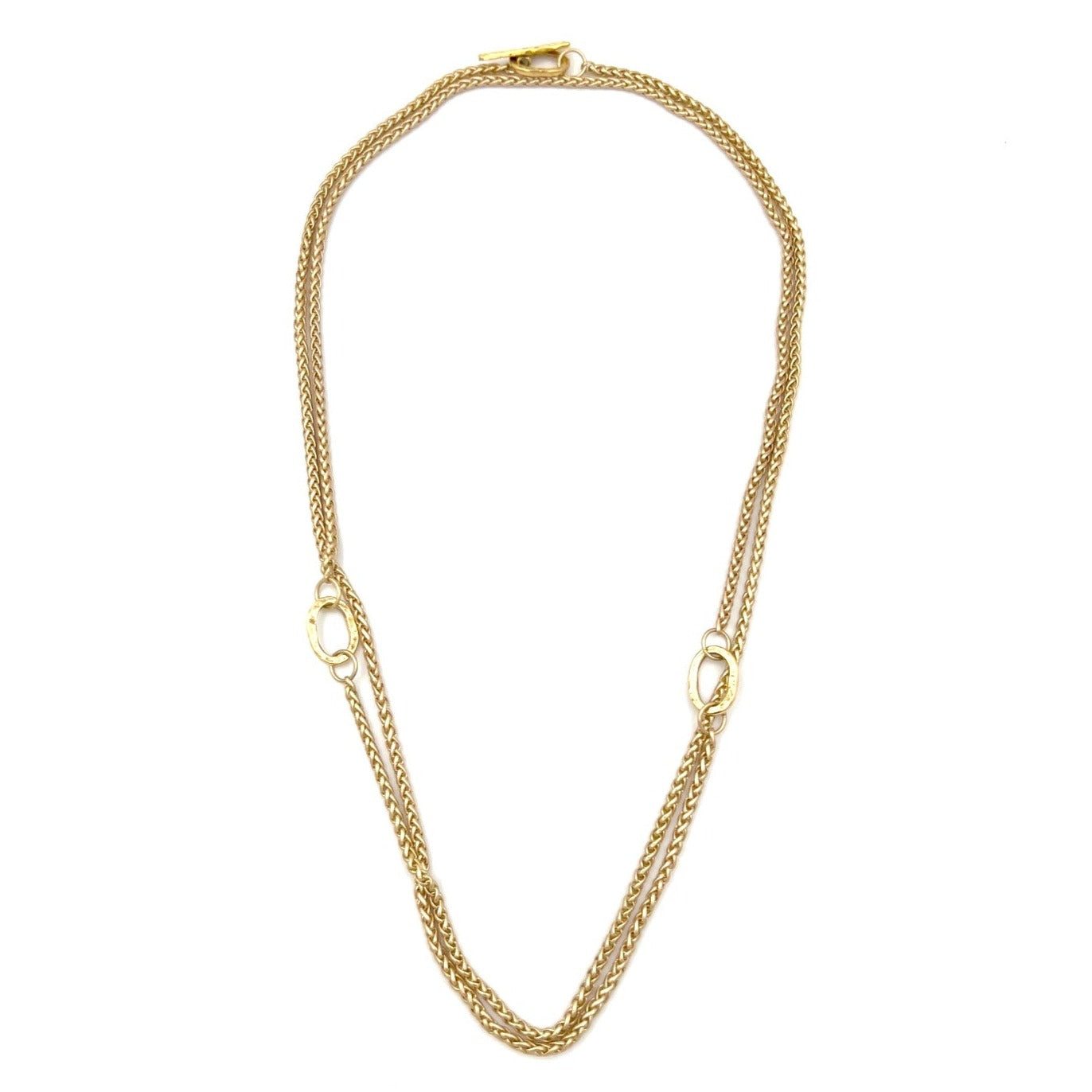 ~ Oval Multi-Wrap Necklace