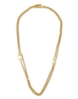 ~ Oval Multi-Wrap Necklace