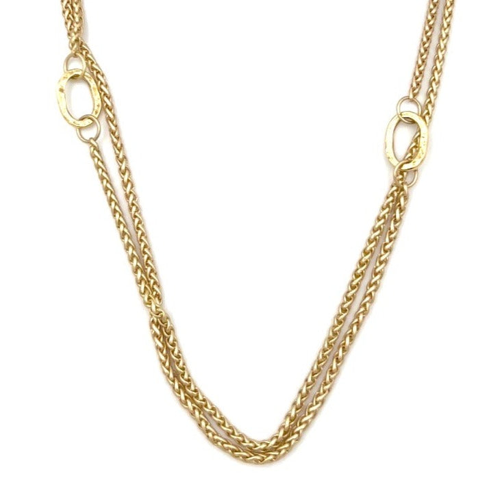 ~ Oval Multi-Wrap Necklace