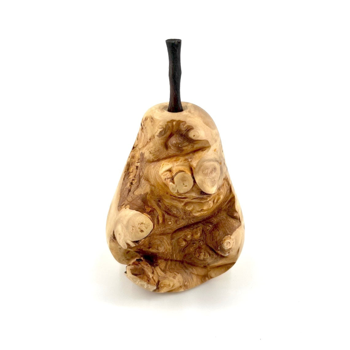 Carved Wooden Pear