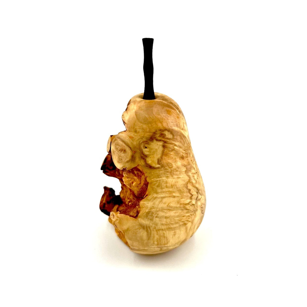 Carved Wooden Pear