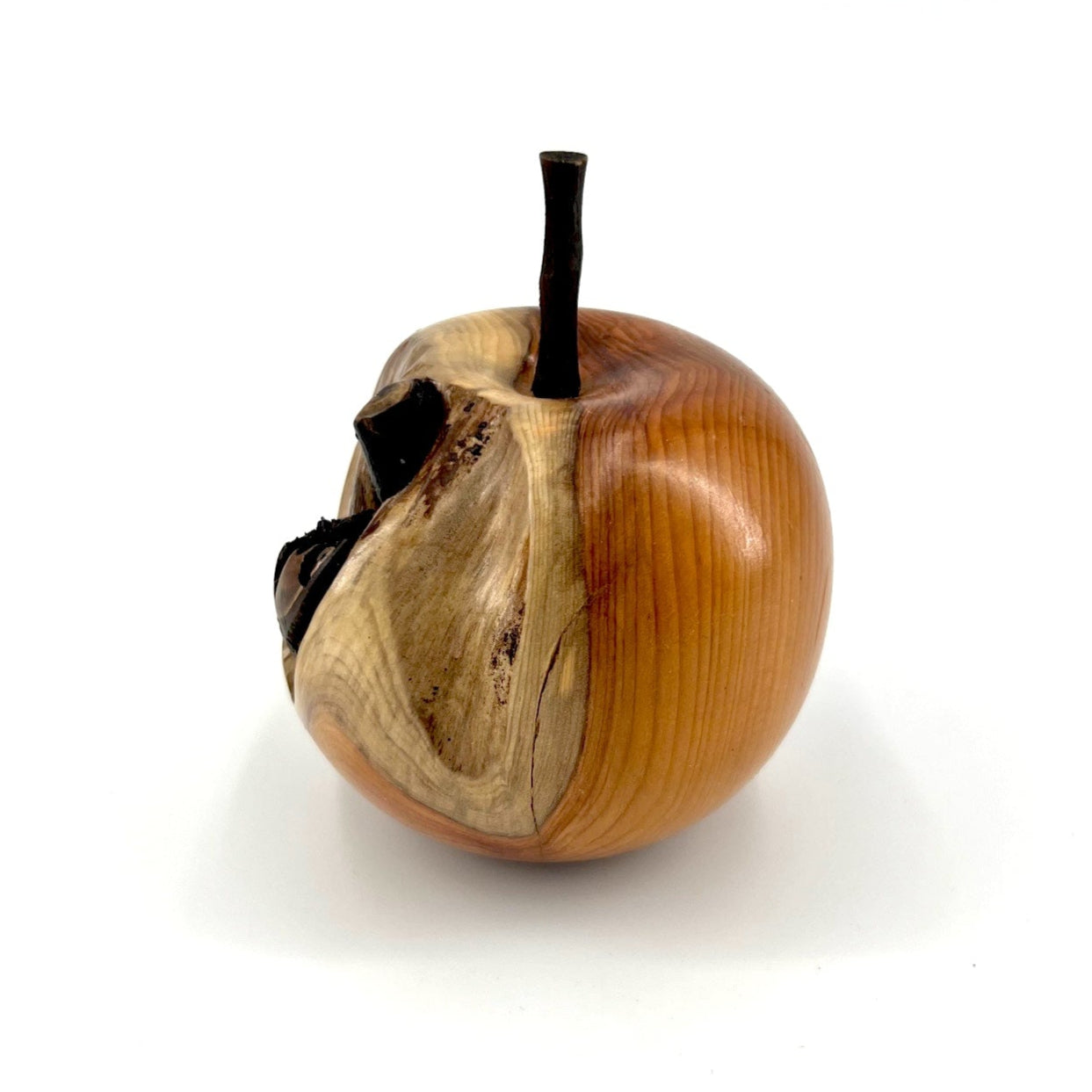 Carved Wooden Apple