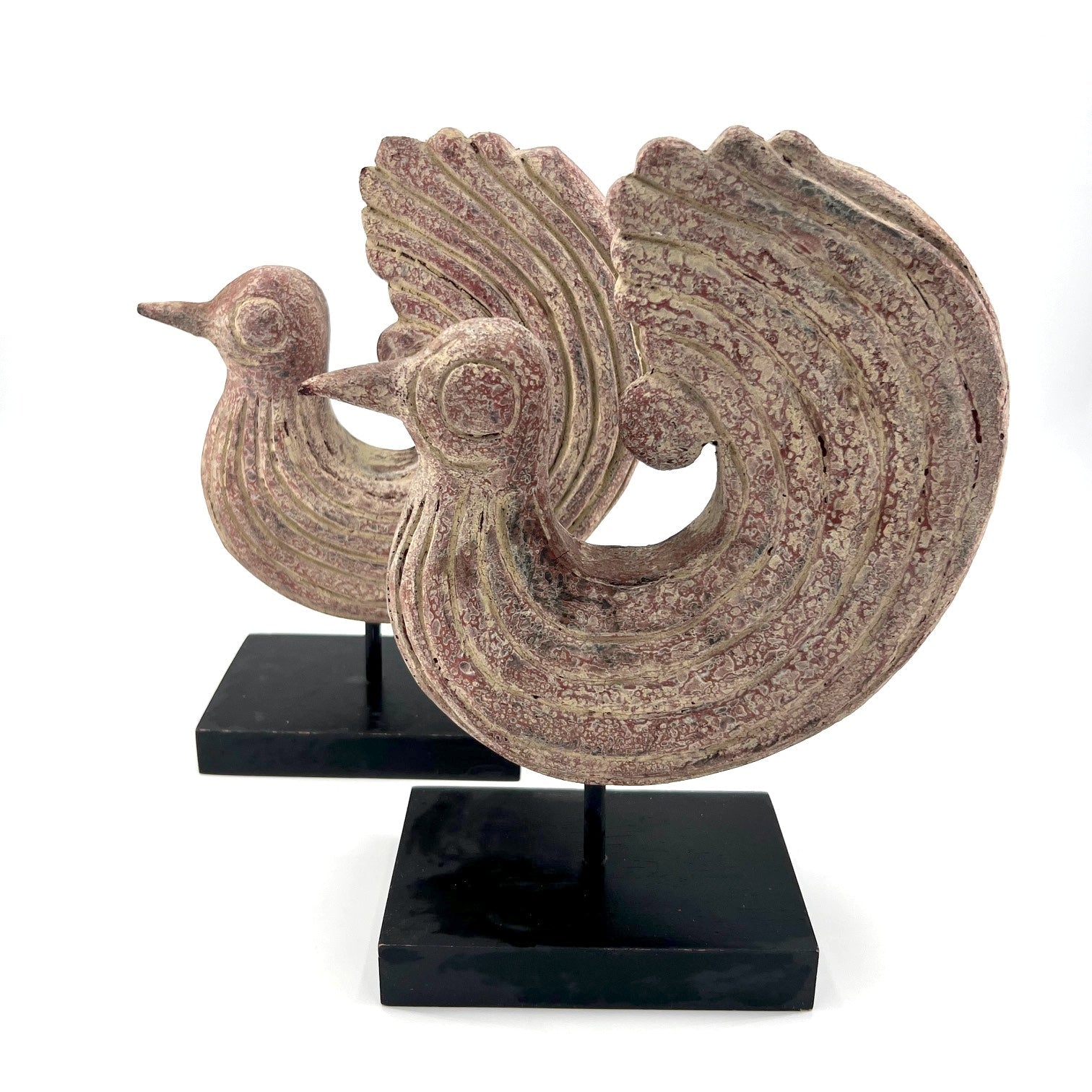 Phoenician Carved Birds - set of 2