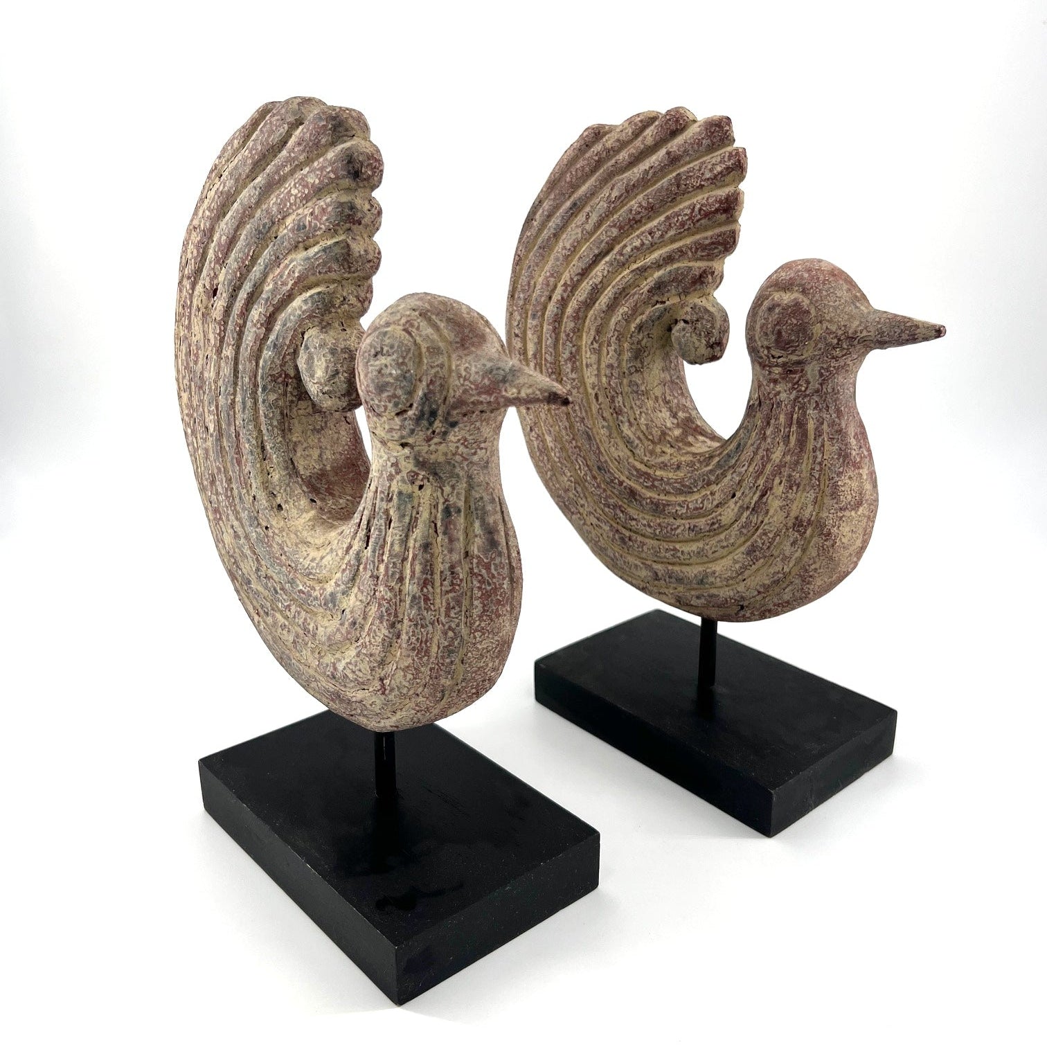 Phoenician Carved Birds - set of 2
