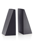 Angular Bookends - charcoal