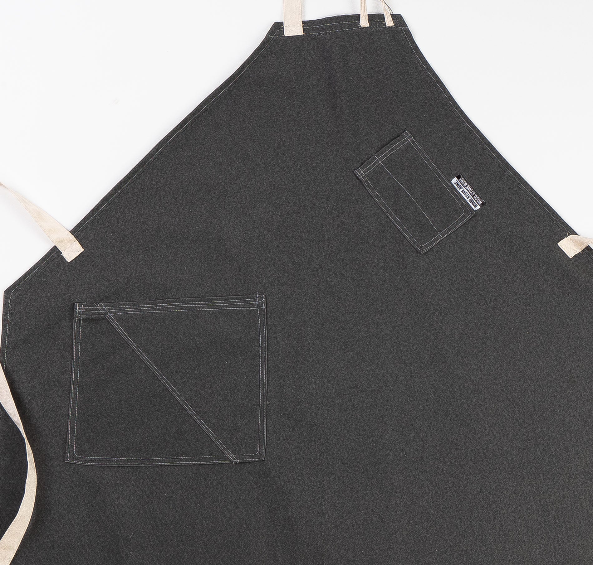 Cotton Canvas Apron - Gray - Seconds