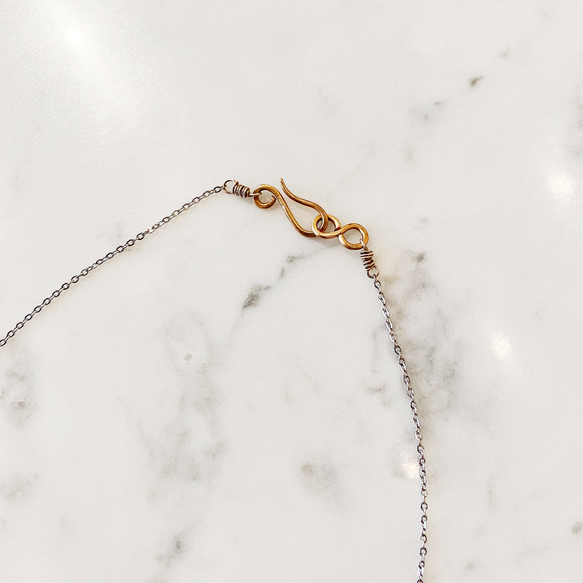 Wrapped Bronze Necklace