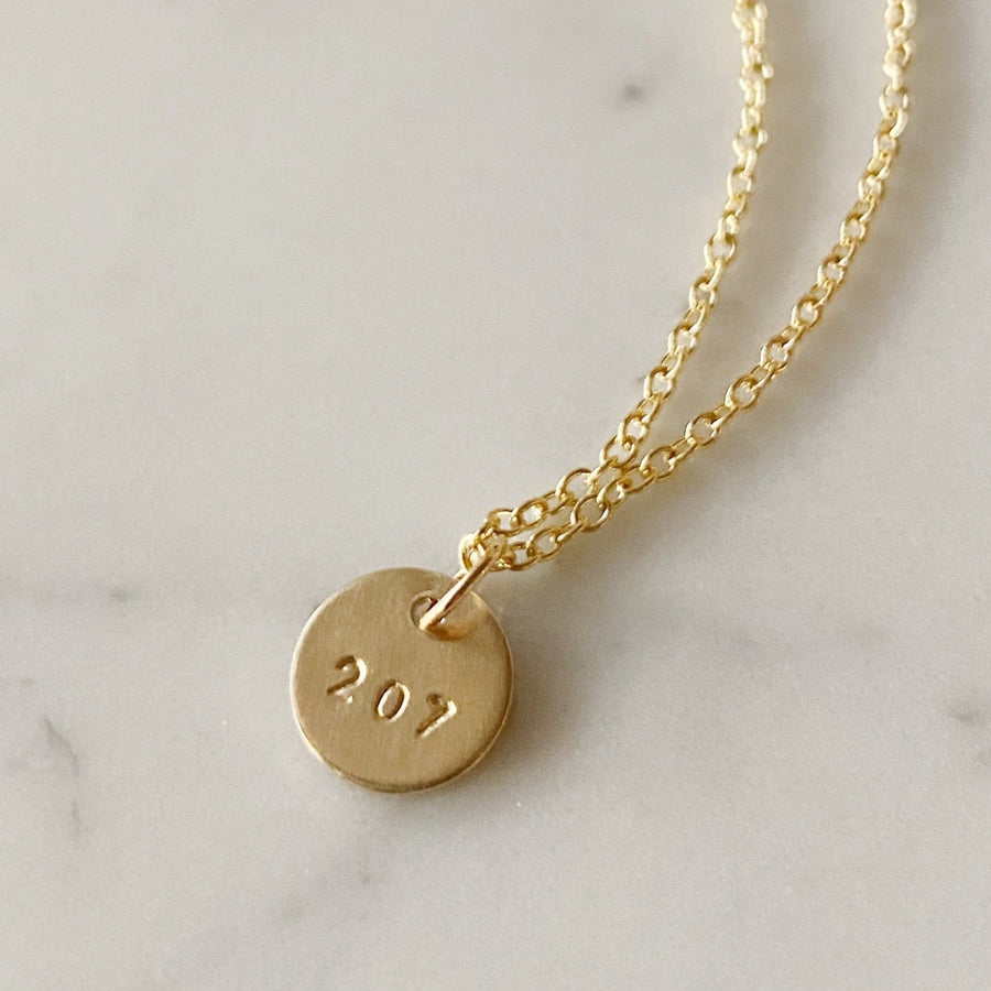 Gold 207 Maine Necklace