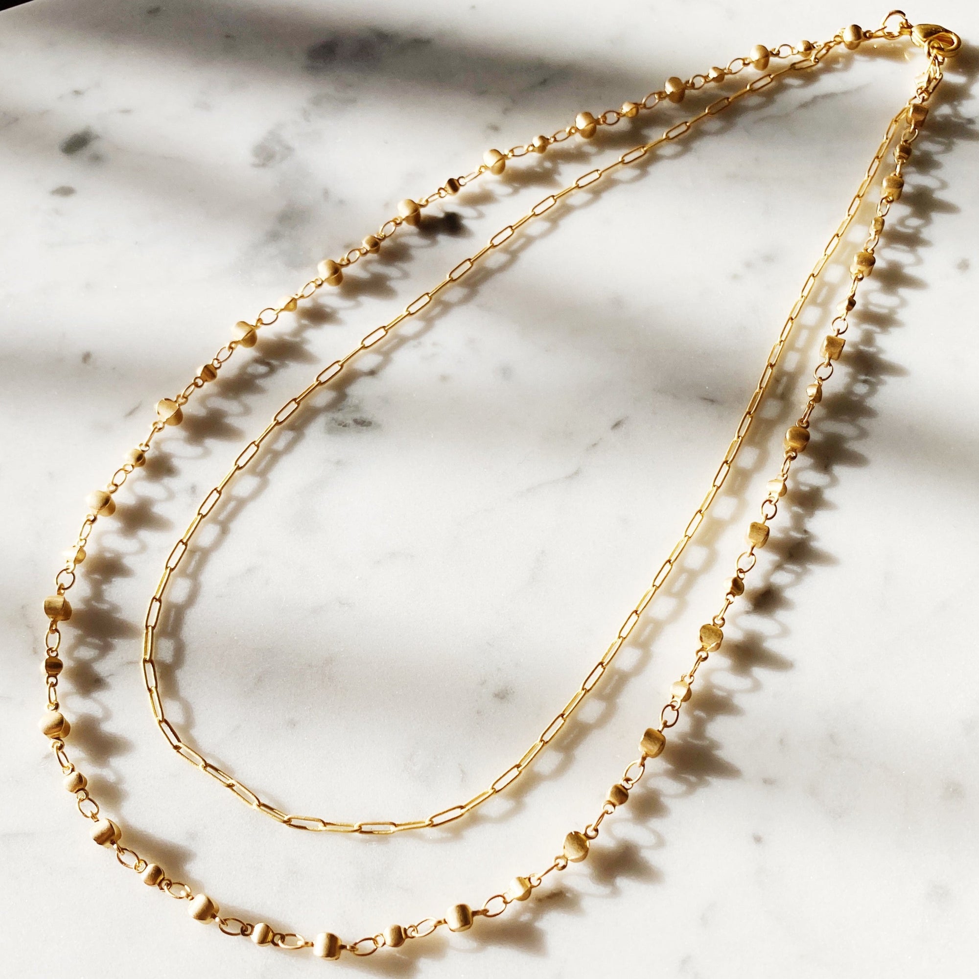 ~ Layered Gold Necklace