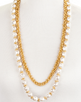 ~ Bells and Pearls Opera Necklace Double
