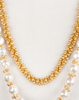 ~ Bells and Pearls Opera Necklace Double