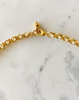 ~ Textured Rolo Single Chain Necklace