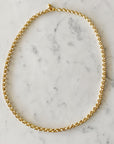 ~ Textured Rolo Single Chain Necklace