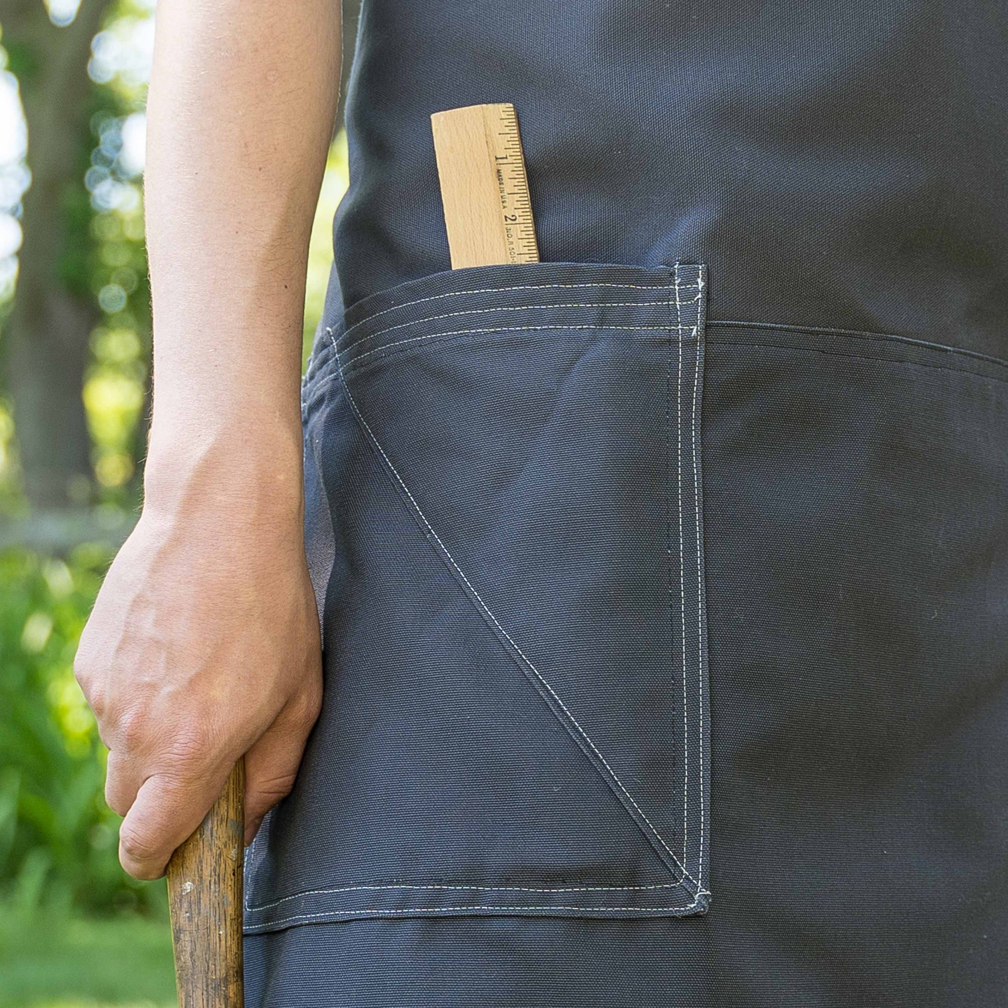 Cotton Canvas Apron - Navy