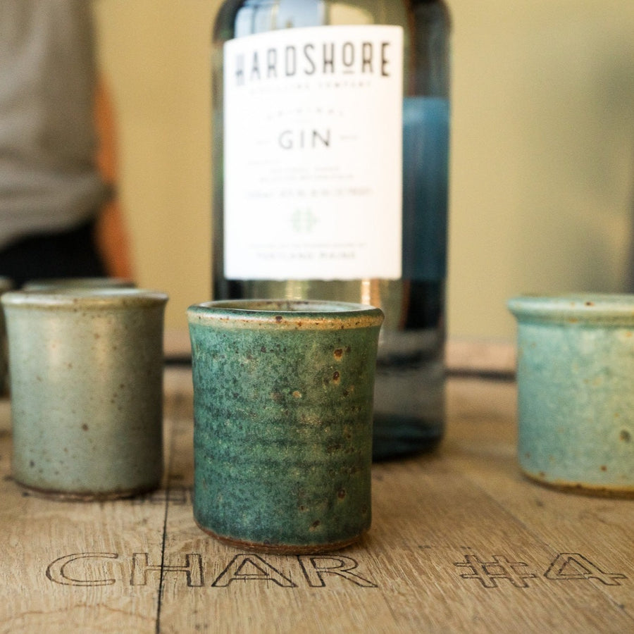 Get your drink on with our Stoneware Shot Cup - This is not your daddy's shot glass.