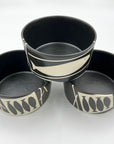 Black Bowl with Fish