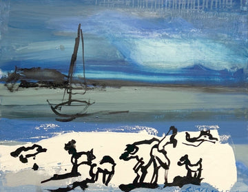 Erin McGee Ferrell - 'Dogs with Boats III'