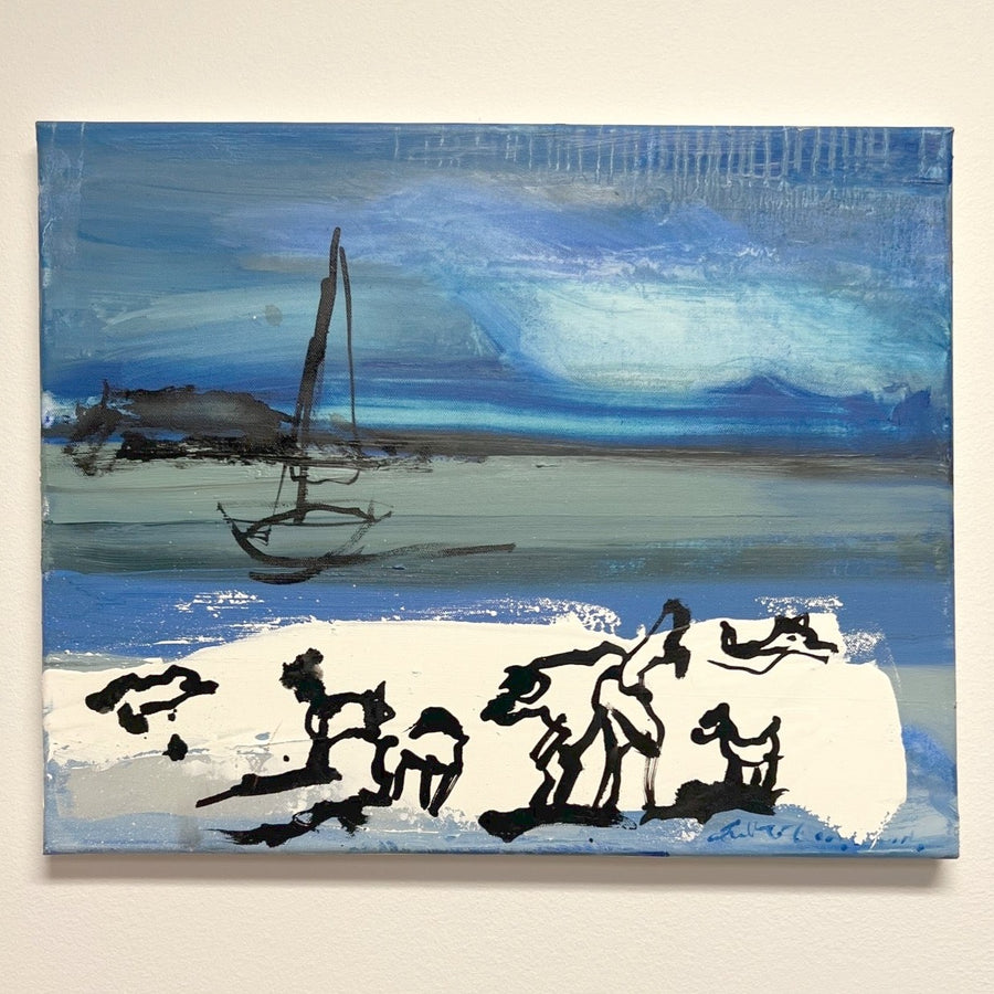 Erin McGee Ferrell - 'Dogs with Boats III'