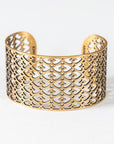 Adinkra Symbol Cuff | Wide