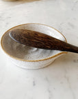 Speckled Ceramic Spoon Rest