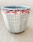 Ceramic Red Sun Tumbler