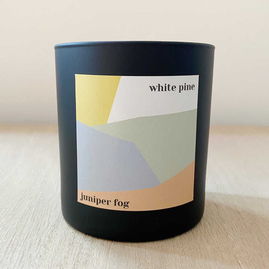 White Pine Coconut Wax Candle by Juniper Fog