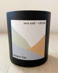 Sea Salt + Citrus Coconut Wax Candle by Juniper Fog