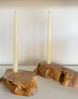 Live Edge Candlestick Holder - Maine Maple