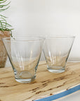 Vintage Stemless Martini glasses