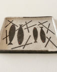 Rectangular Raku Fired Plate