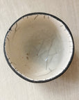 Raku Tumbler with Red Fish Eye