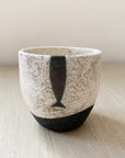 Raku Tumbler with Fish Tail