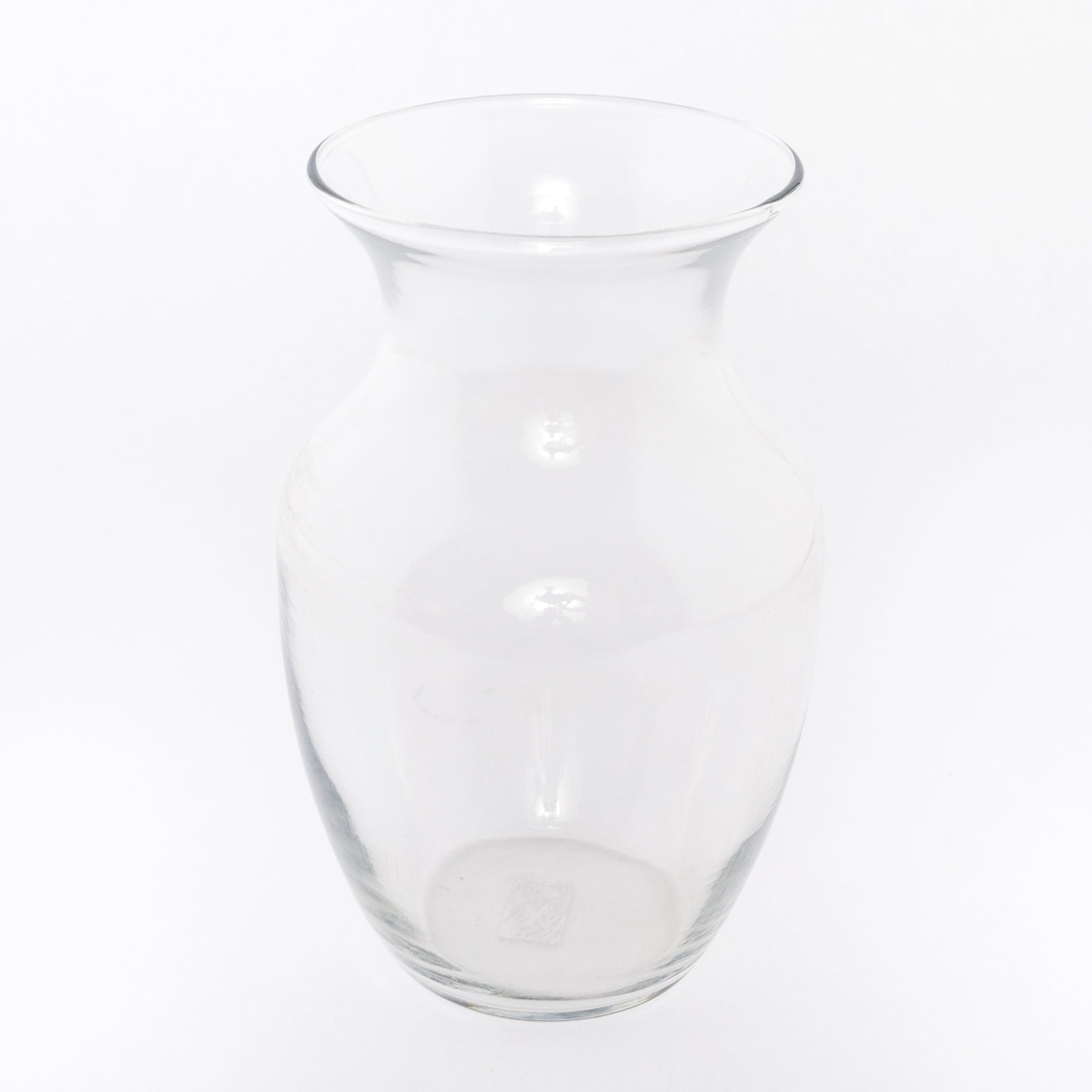 curved glass vase - vintage - lifestyle: Beckett Street - household - decor - flowers