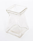 squared glass vase - flowers - home goods - decor - vintage - found products