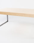 Higgins coffee table in maple - Maine custom builders - furniture - handmade