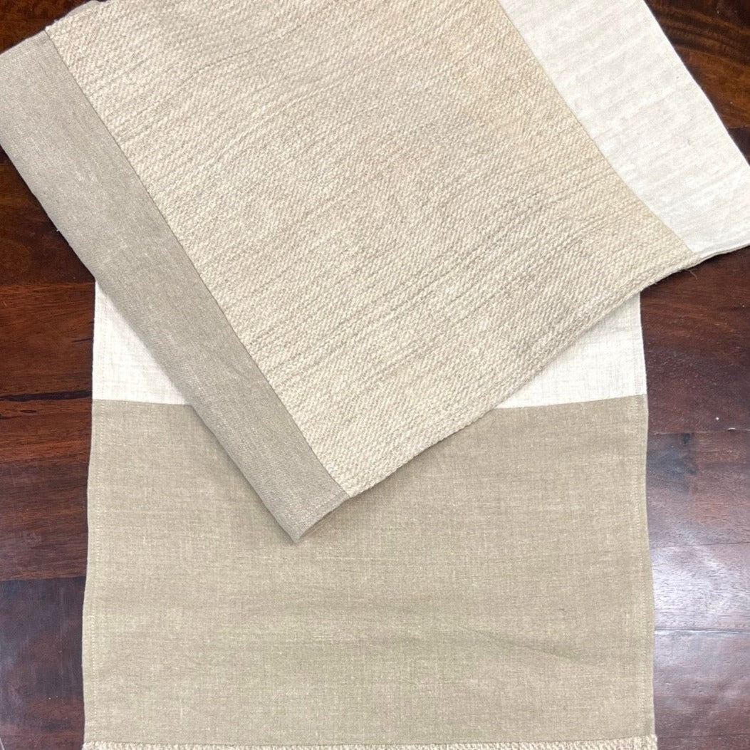 Table Runner with Vintage linen