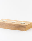Solid Ash Tea Light Candle Runner