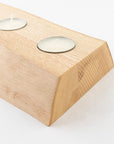 Solid Ash Tea Light Candle Runner
