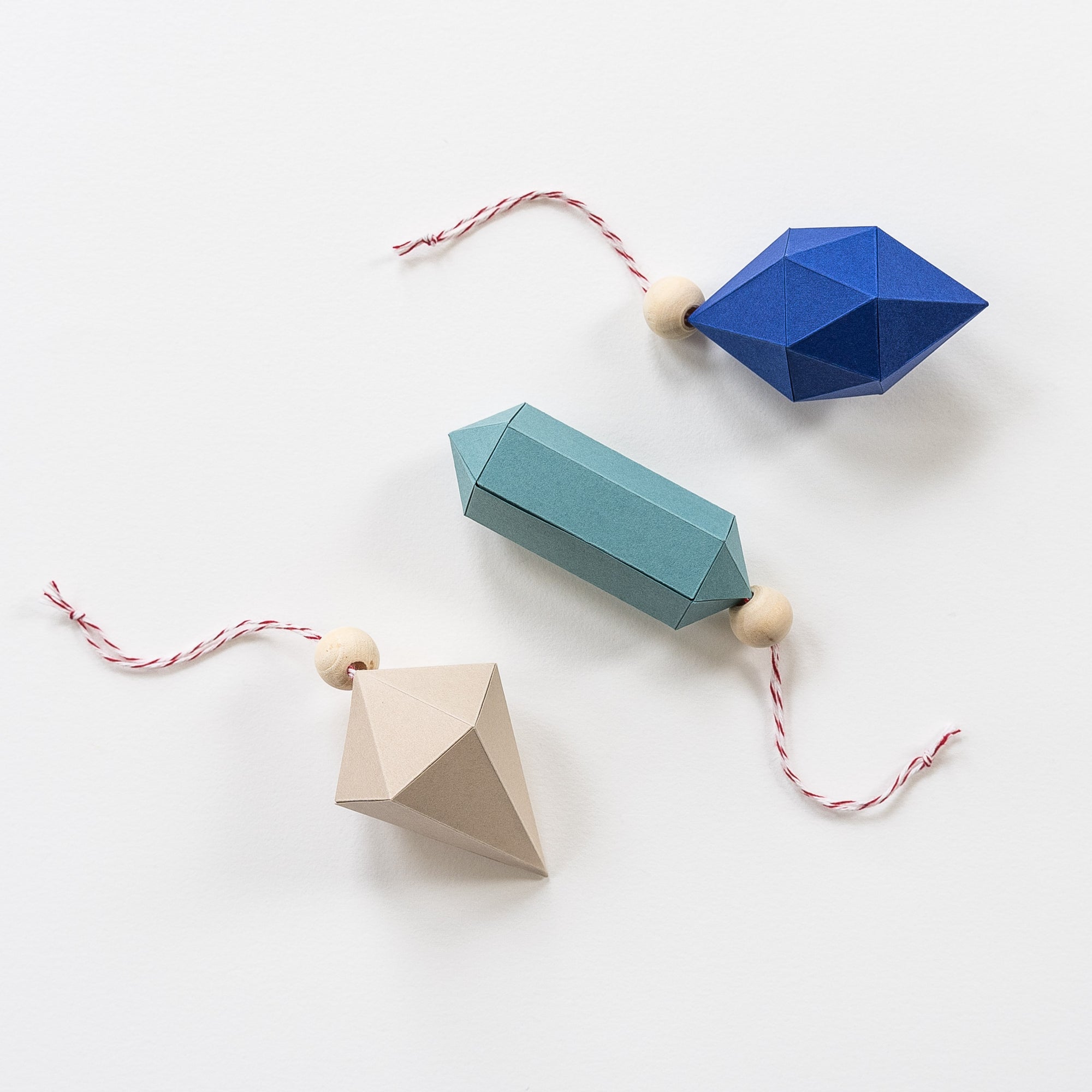 Geometric Paper Ornaments