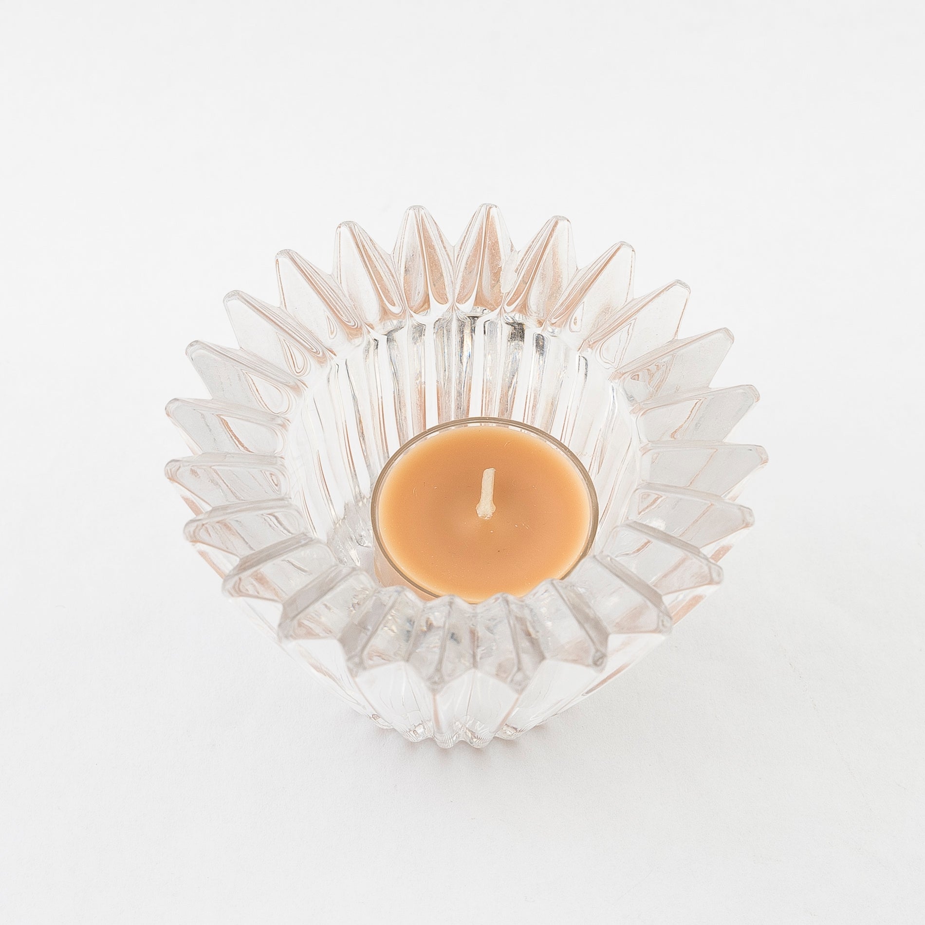 Vintage Glass Votive Candle Holders