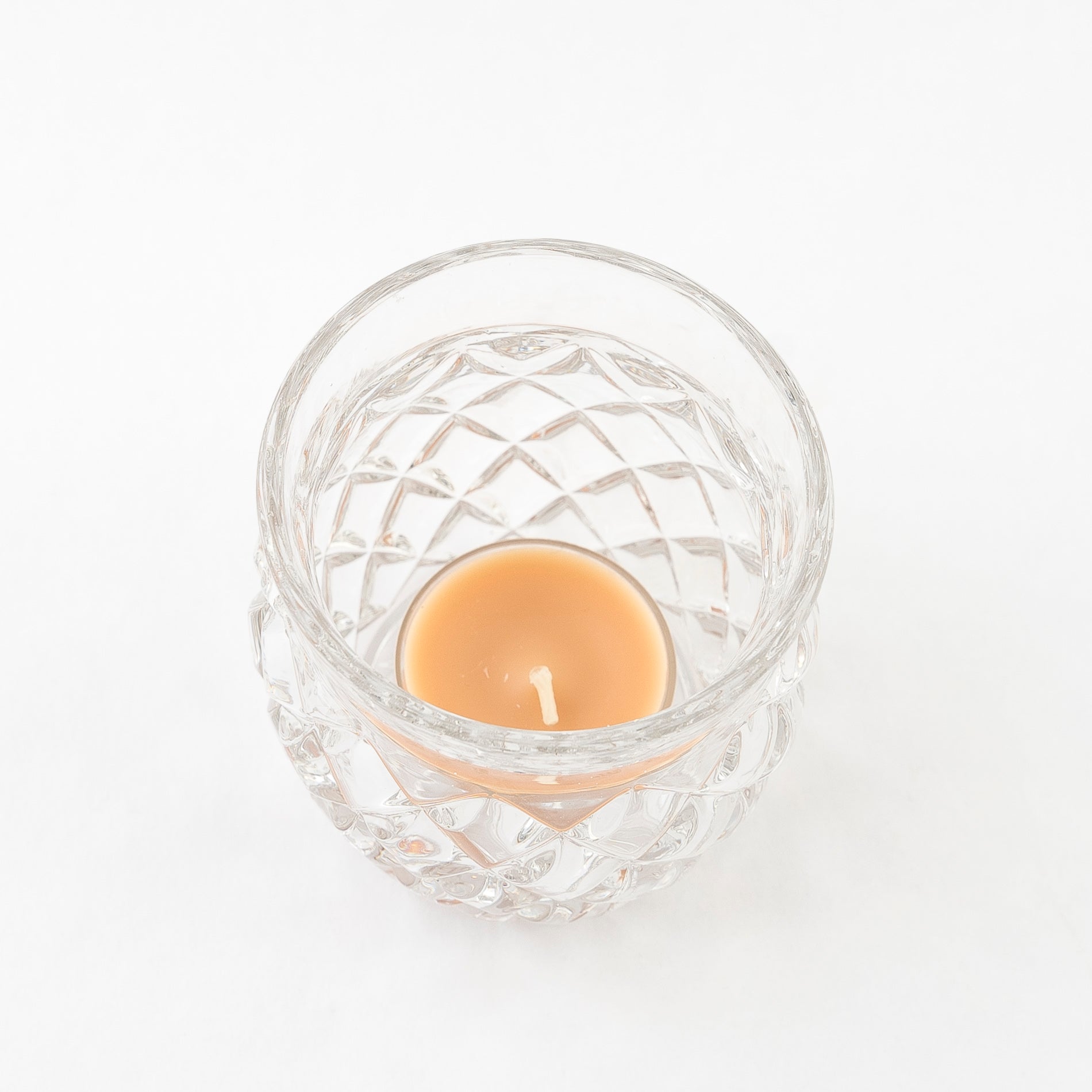 Vintage Glass Votive Candle Holders