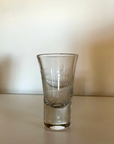 Vintage Etched Shot Glasses - set of 2
