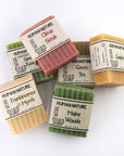 essential oil soap - naturally scented soap - collection shot - made in Maine
