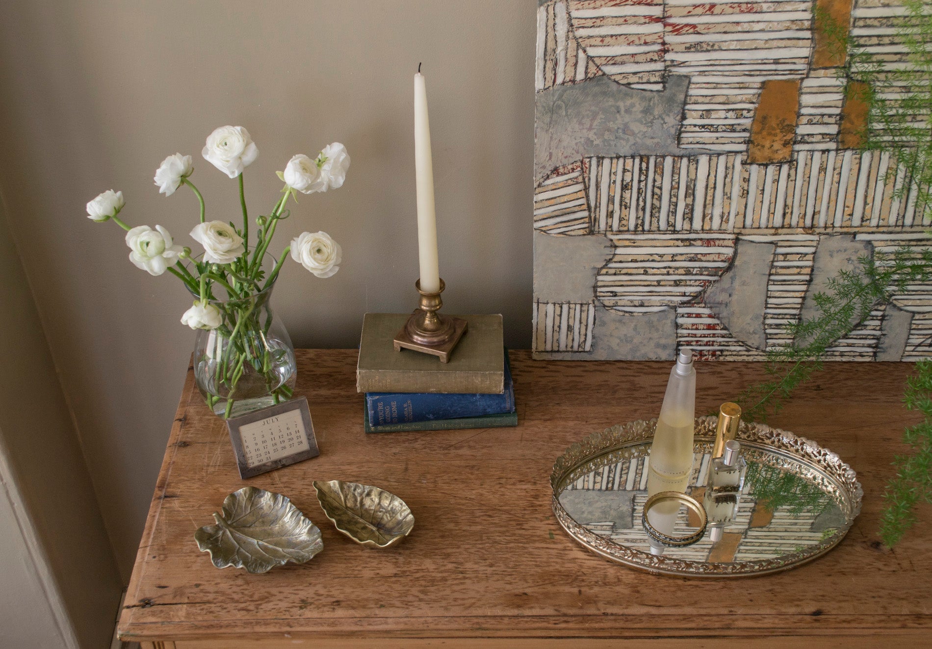 Bronze Leaf Dish - large
